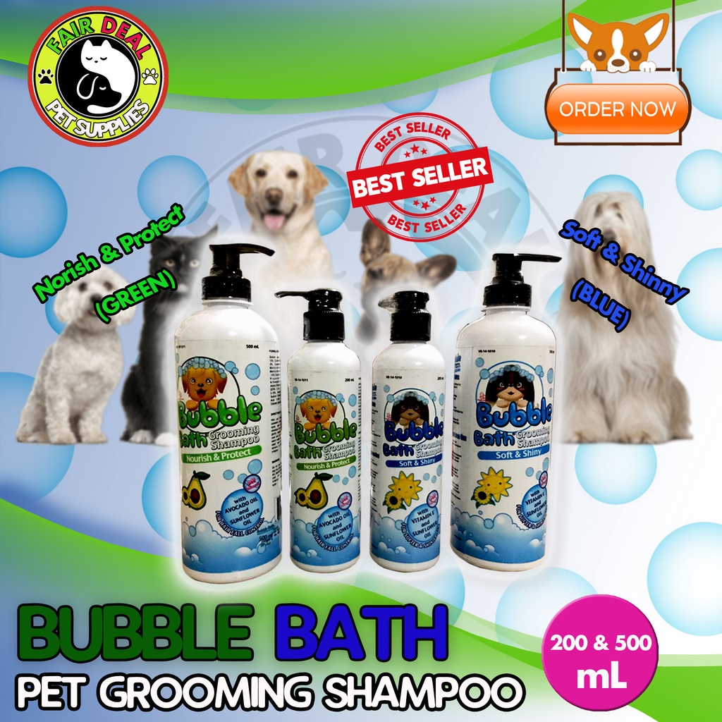 Bubble Bath Dog Shampoo Grooming (200 ml 500 ml) Shopee Philippines