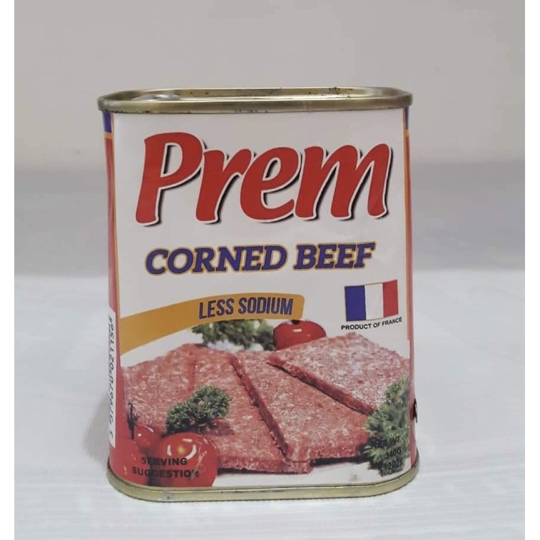Prem Corned Beef Less Sodium Shopee Philippines