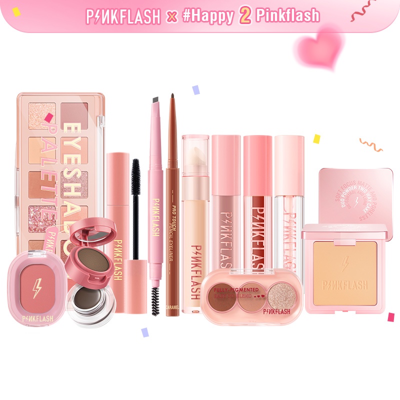 PINKFLASH 2nd Anniversary Makeup Set Waterproof Liquid Conceale Mask