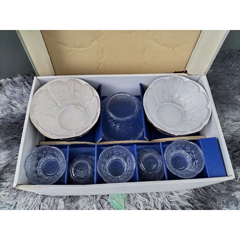 10pc Glass Bowl Made in Japan by Soga Glass Co. Medium /Small size