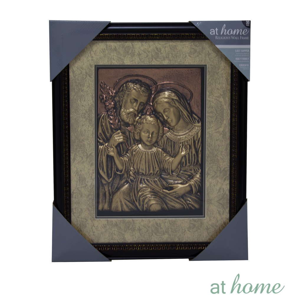 new in stock.At Home Holy Family Mother Mary Baby Jesus Christ Joseph 3D Wall Decoration Frame – Ho