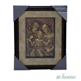 new in stock.At Home Holy Family Mother Mary Baby Jesus Christ Joseph 3D Wall Decoration Frame – Ho #3