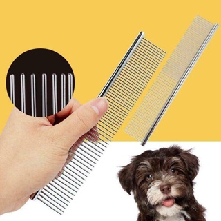 Pet Dog Cat Comb brush Grooming Tootl Stainless Steel Pet Comb Hair Stainless Metal Hair Comb Brush