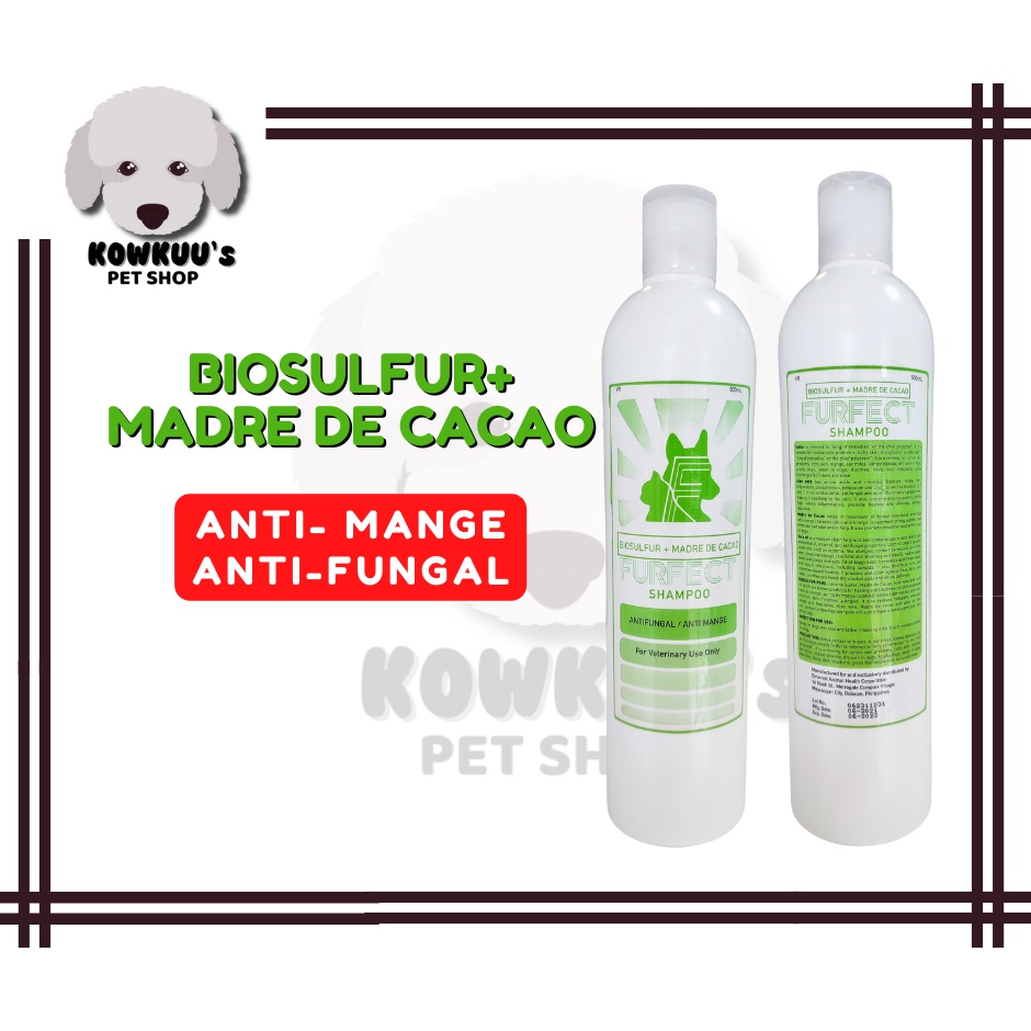 FURFECT BIOSULFUR+MADRE DE CACAO SHAMPOO 500ML ANTIFUNGAL ANTI