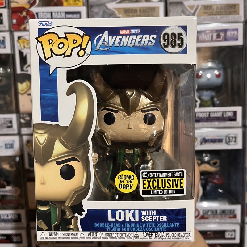 Loki with Scepter Entertainment Earth Exclusive Funko Pop! | Shopee ...