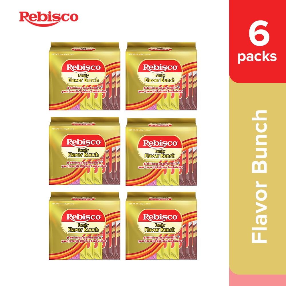 Rebisco Flavor Bunch 32g x 10pcs (Set of 6) | Shopee Philippines