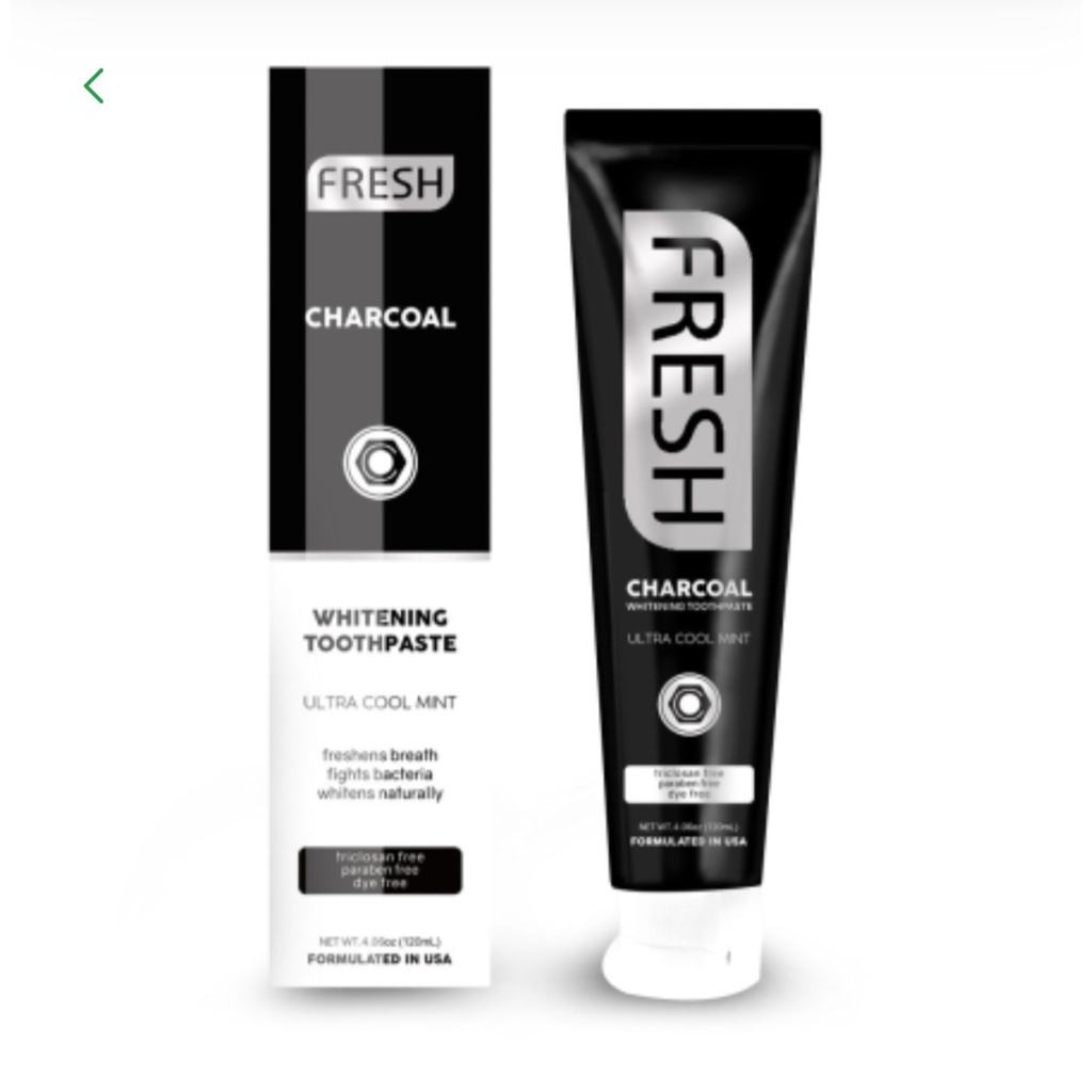 Fresh Charcoal Whitening Toothpaste Shopee Philippines