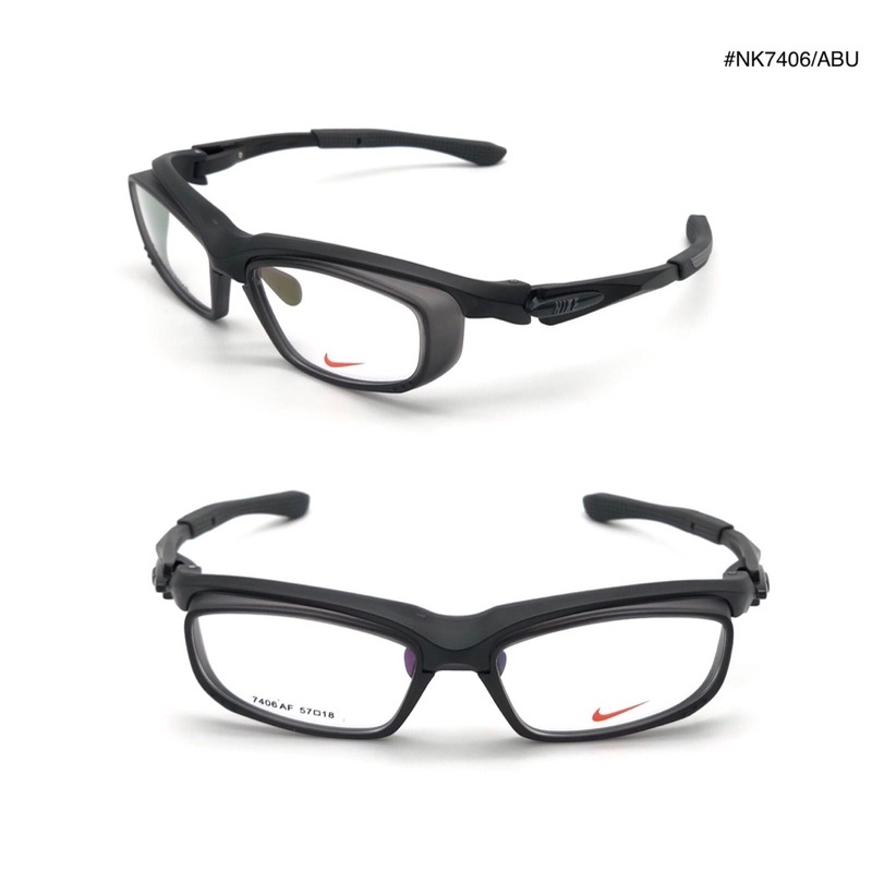 Nike 7406 sporty sporty Eyeglass Frames Free minus Lenses