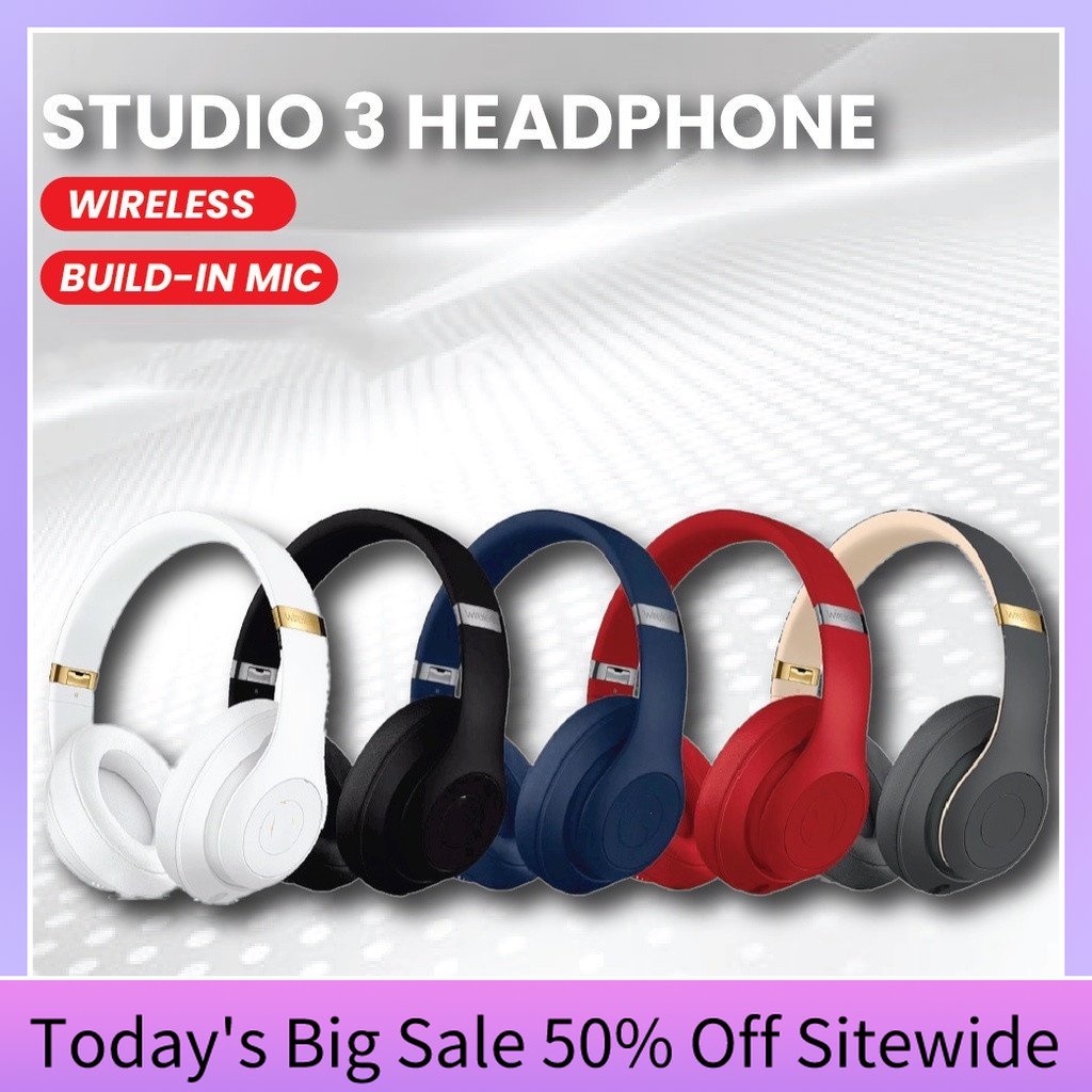 NC Bluetooth headset Studio3 portable wireless headphone with popup