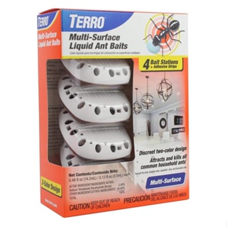 Terro Multi-Surface Liquid Ant Baits 4 Baits Station per Pack (USA)