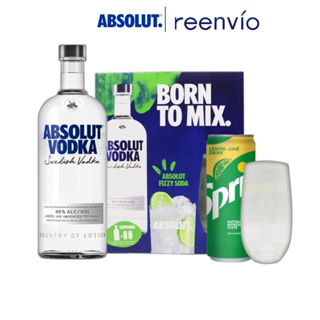 Absolut Vodka Born to Mix Gift Pack 1L (Limited Edition - New Bottling)