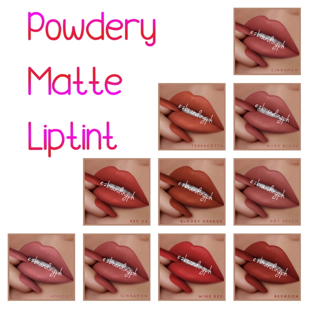 POWDERY MATTE rebranding set of 20pcs | Shopee Philippines