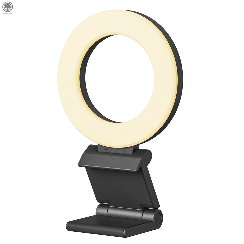 R VIJIM CL07 4 Inch Clipon LED Ring Light Laptop Video Conference