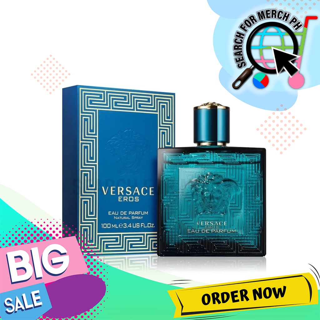 Versace Eros Perfume for Men EDP 100ml Shopee Philippines