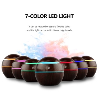 ln stockNEW130ML USB Aroma Diffuser  Ultrasonic Cool Mist Humidifier Air Purifier 7 Color Change L #5