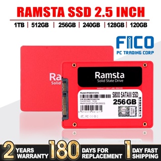Ramsta 1TB 512GB 480GB 256GB 240GB 128GB 120GB  SATA III 2.5INCH SSD