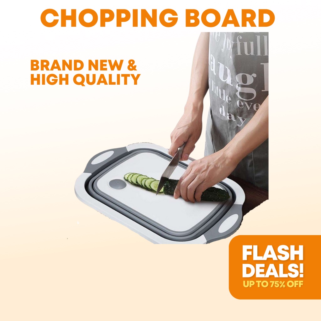 Trending Kitchen Gadgets Folding Chopping Blocks Colander Food Chopping
