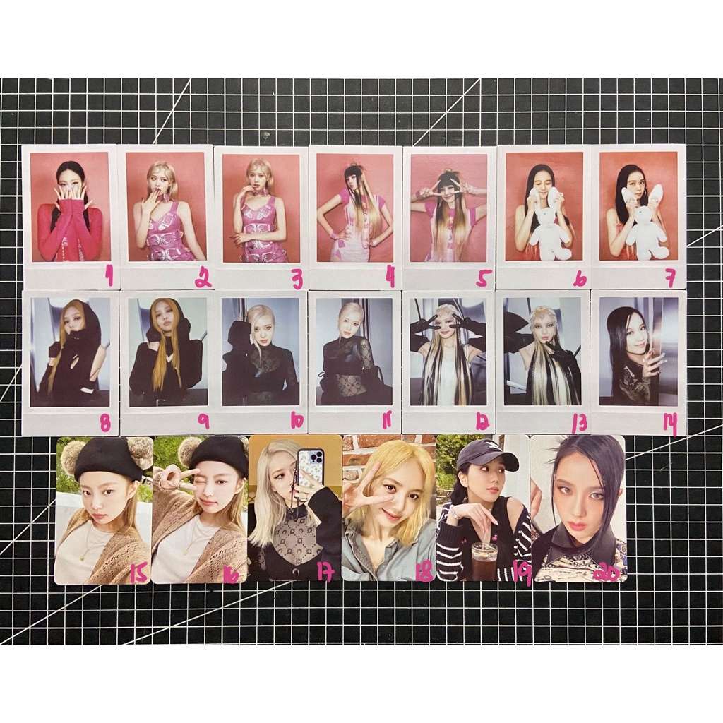 BLACKPINK BORN PINK OFFICIAL ALBUM PHOTOCARDS Shopee Philippines