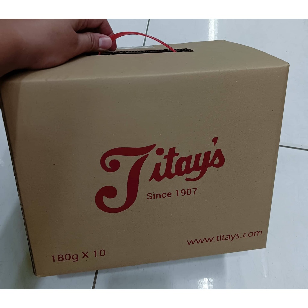 Cebu Titays Rosquillos in a box(gift box) 10 packs x 180 grams in 1 box ...