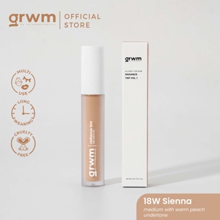 GRWM Cosmetics Radiance Tint in 18 Sienna 8 ml [ Long-lasting Multi-Use Concealer Makeup ]