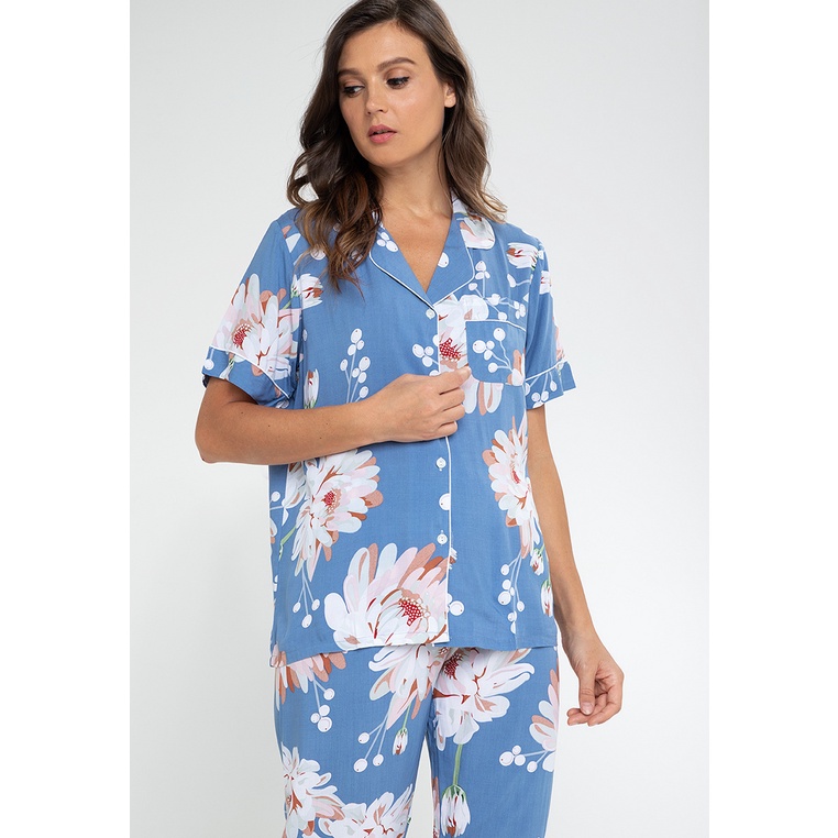 ARIANA COTTON SHORTSLEEVE PAJAMA | Shopee Philippines