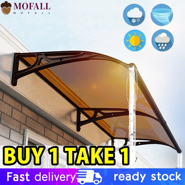 2pcs Awning Canopy with Frame Bracket For Rain Spliceable Multipurpose