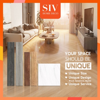 SIV 2mm thick 91X15cm Wooden Vinyl Floor Stickers Self-adhesive PVC Vinyl Wood Tiles For Flooring #1