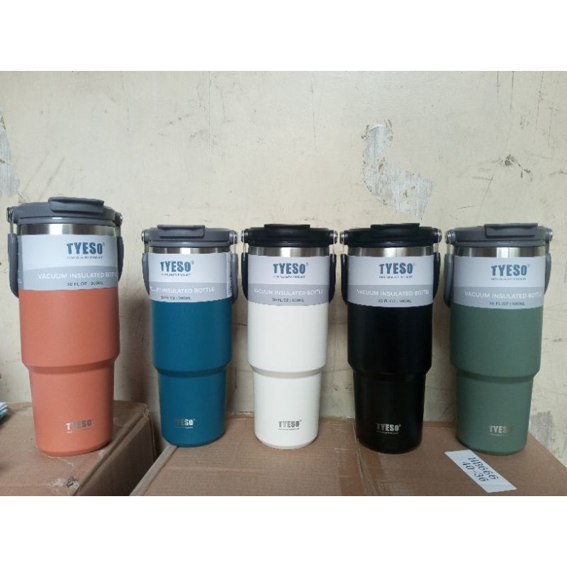 600ml/750ml/900ml Tyeso Tumbler With MultiPurpose Cup Cover dual sip