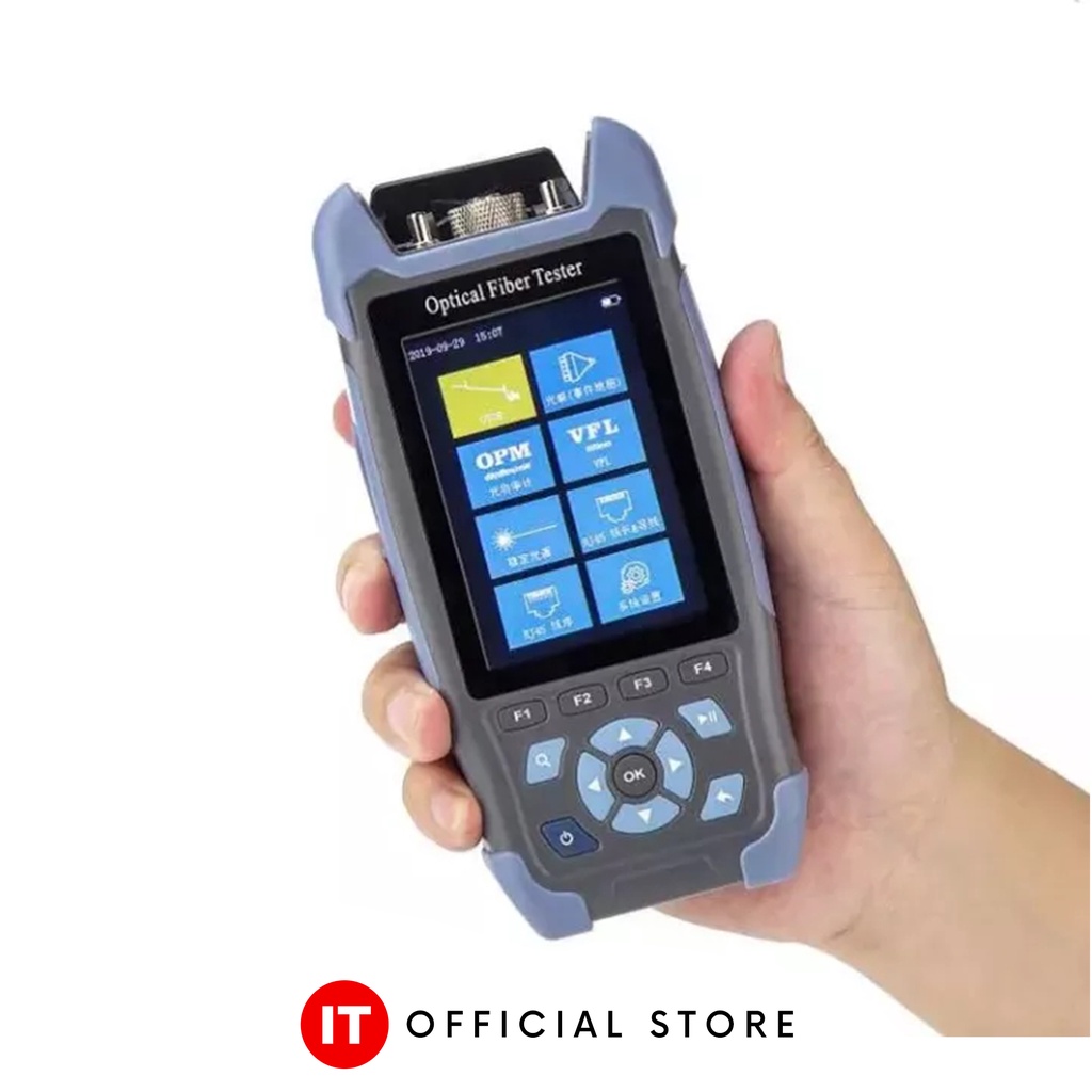 Novker Nk D Mini Pro Otdr Optical Fiber Optic Tester Reflectometer Vfl Ols Opm Tool Kit