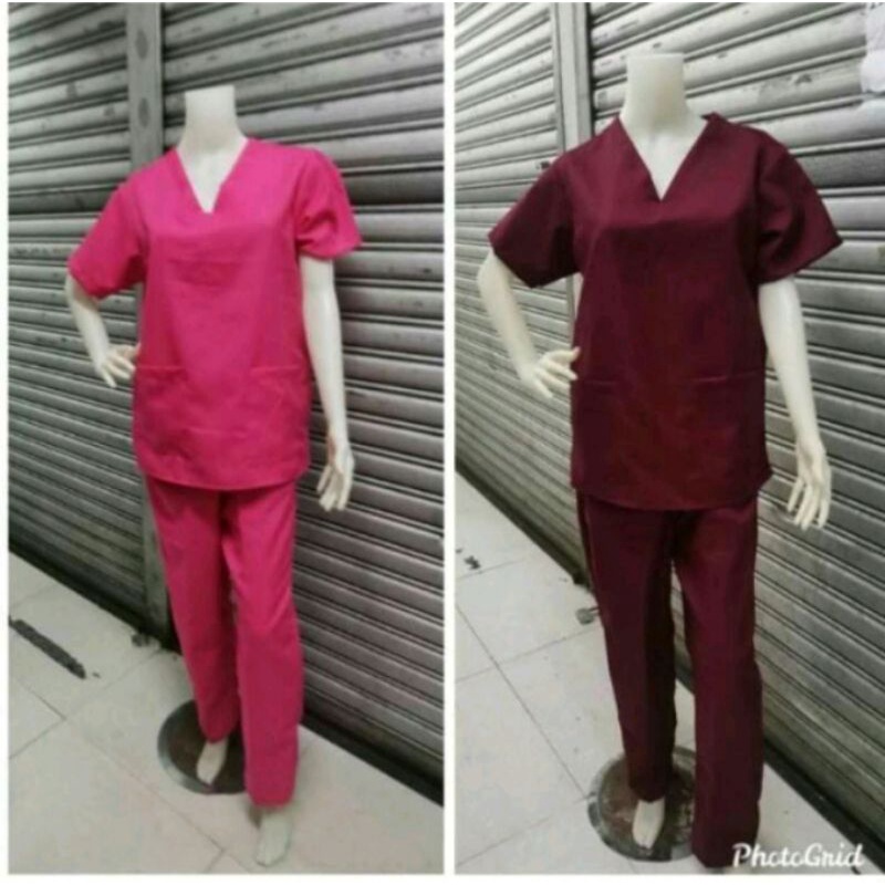 Medical uniform for unisex plain scrubsuit terno Katrina xs to xl size ...