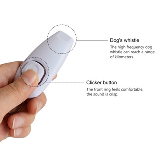 Hot Hot Sale!Combo Dog Clicker & Whistle   Training,Pet Trainer Click Puppy With Guide,With Key