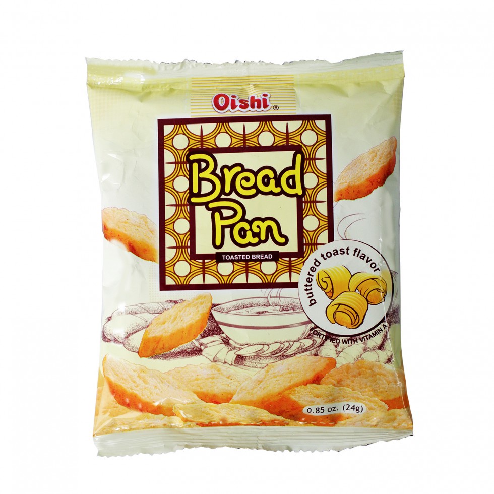 Oishi Bread Pan Toasted Bread Buttered 24g Shopee Philippines