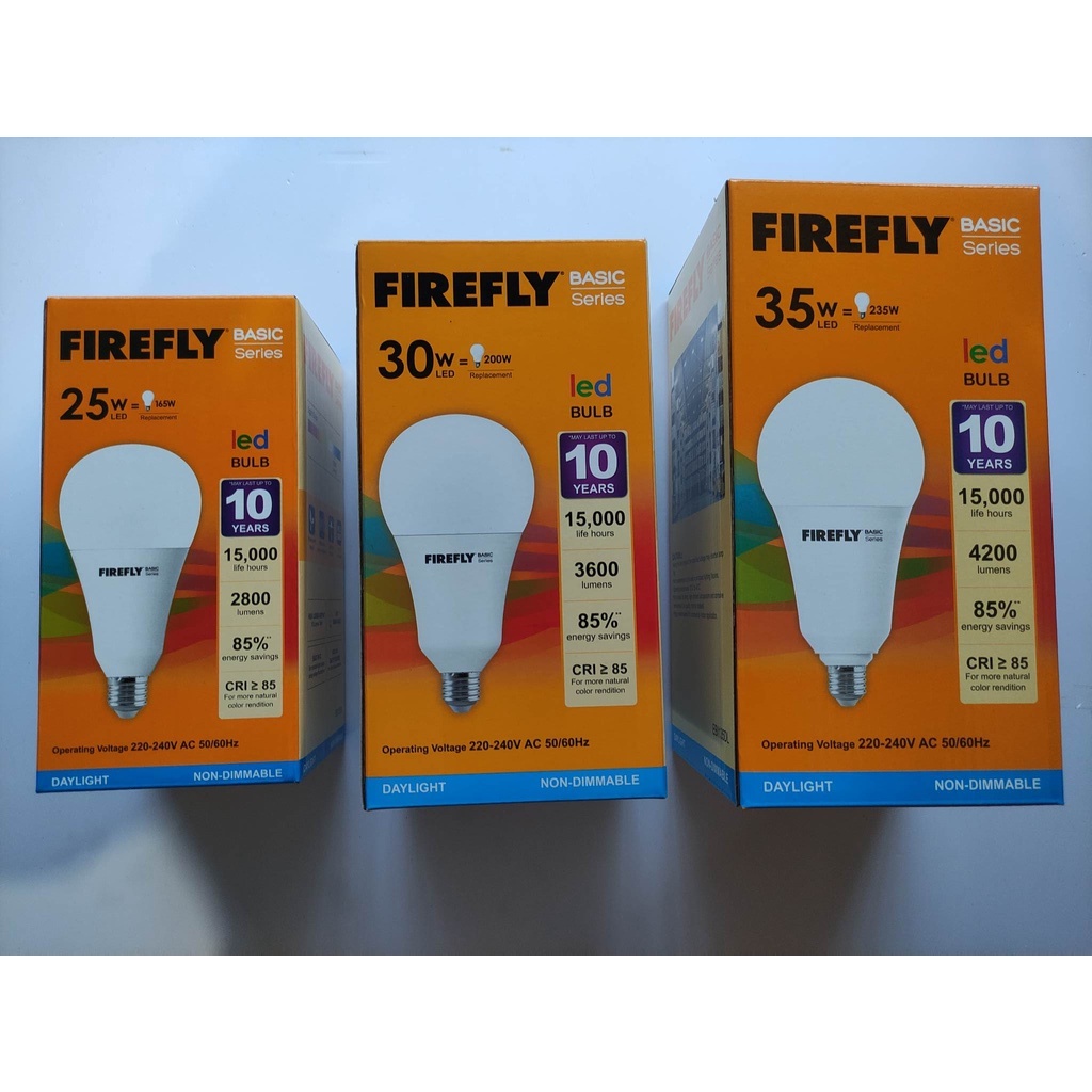 Firefly LED Bulb 25w 30w 35w Daylight Shopee Philippines