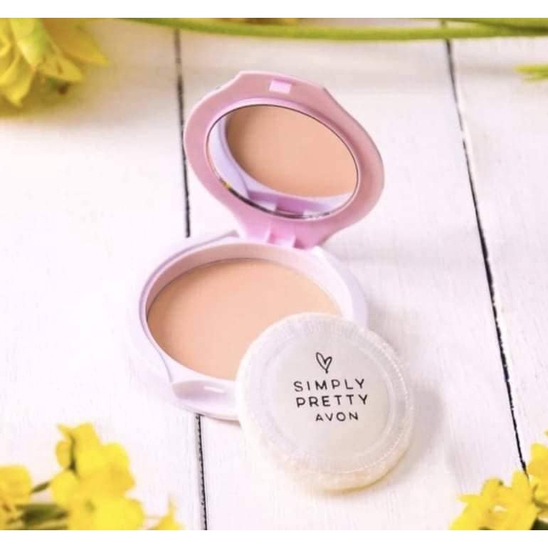 Avon Simple Pretty Pressed Powder Soft Bisque Shopee Philippines
