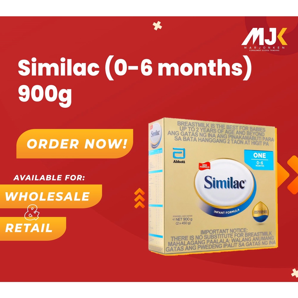 SIMILAC ONE (0-6 MONTHS) 900g | Shopee Philippines