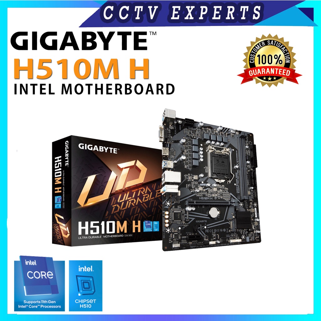 Gigabyte H510M H LGA 1200 Ultra Durable Motherboard h510 Chipset