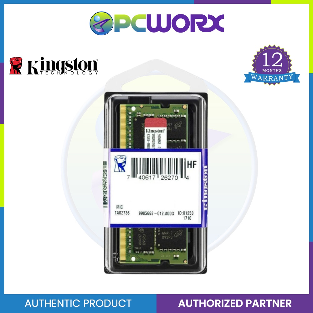 Kingston KVR32S22S8/16 16GB 3200MHz DDR4 Non-ECC CL22 Sodimm | Shopee ...