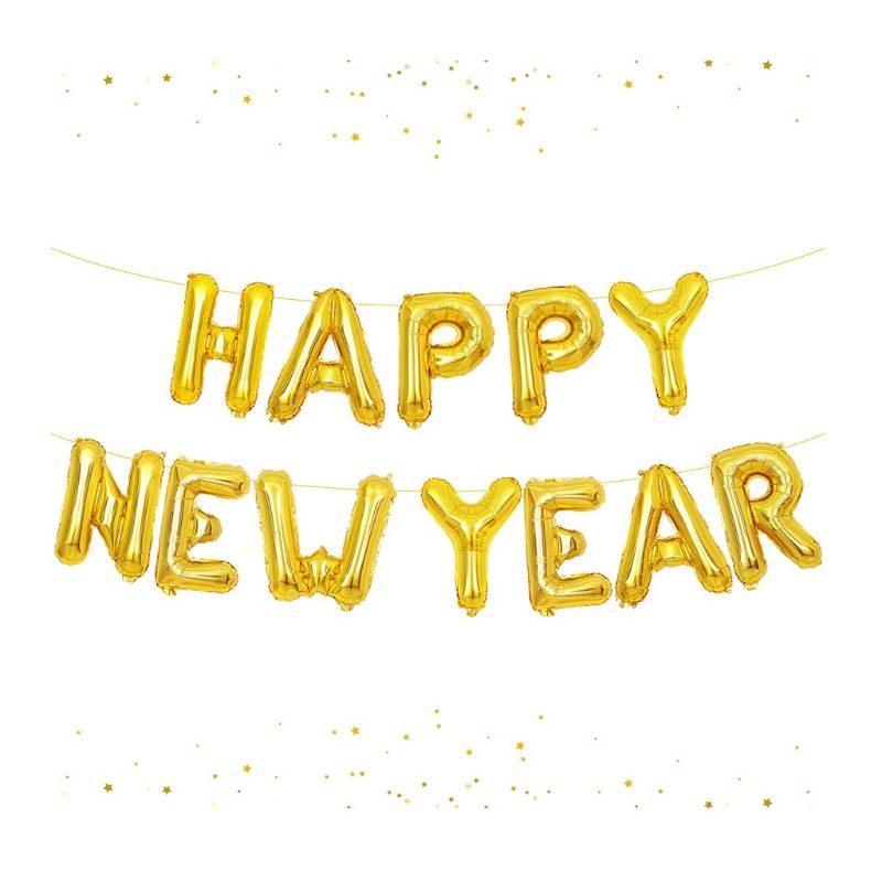 Happy new year balloon set party decorations balloon set partyneeds ...