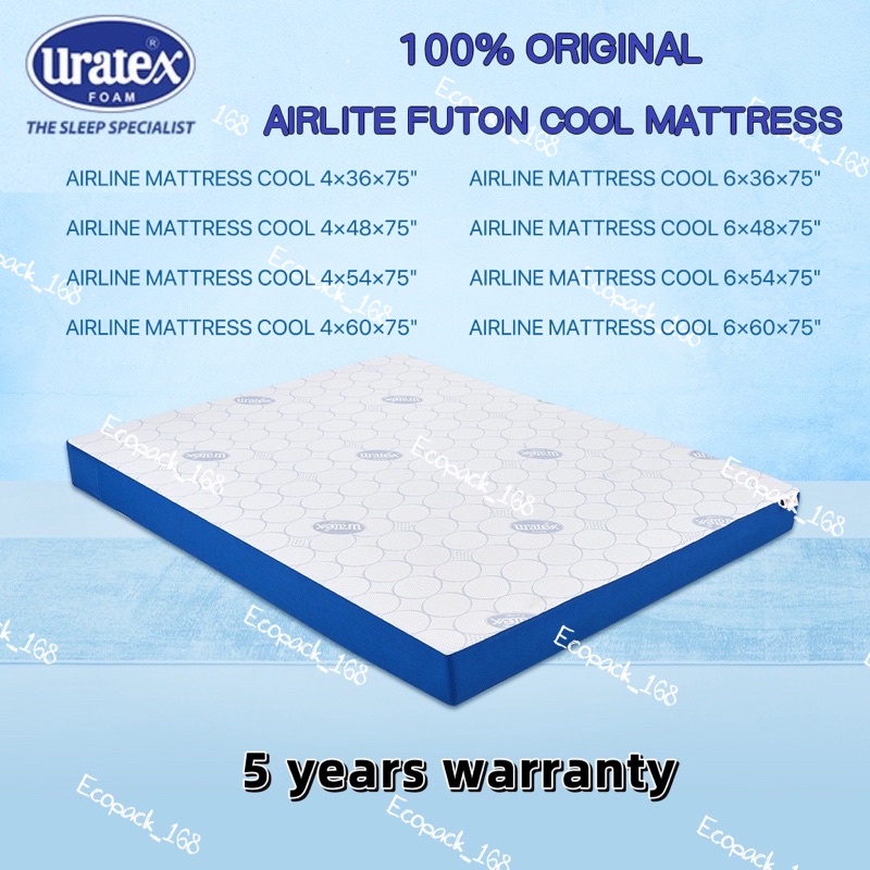 Uratex Airlite Cool Mattress 4 6 Thick 100 Original Shopee Philippines 2115