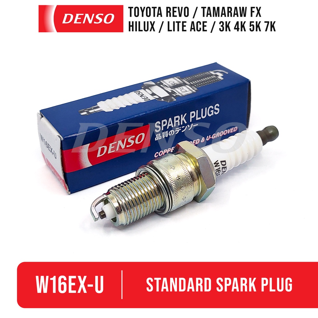 Denso W16EXU Standard Spark plug for Toyota Tamaraw Fx / Revo / 3k 4k