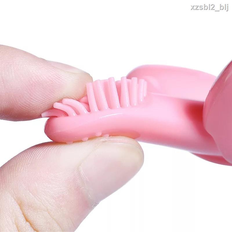 Baby Silicone Training Toothbrush Safe Toddle Teether Chew Toys Gift