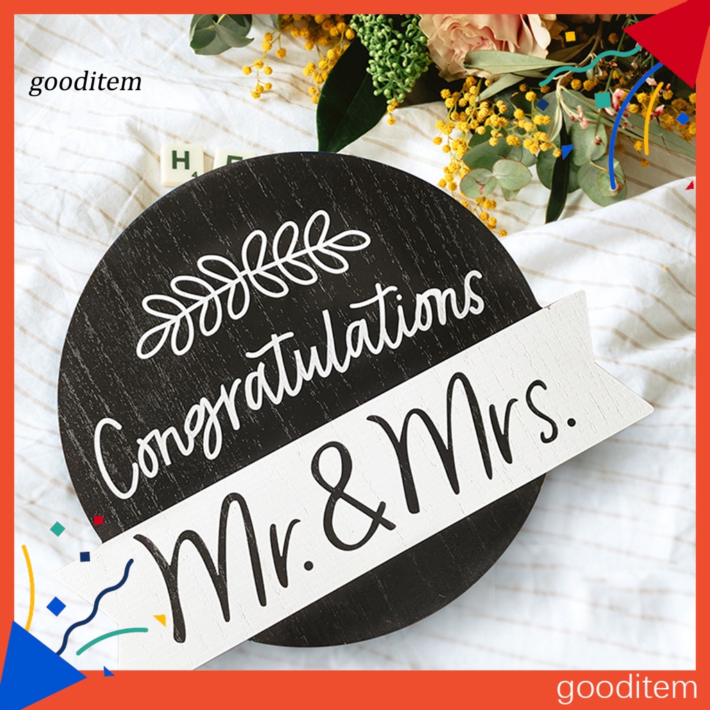 gooditem Hanging Sign Sweet Ornamental Lightweight Wooden Hanging Signs