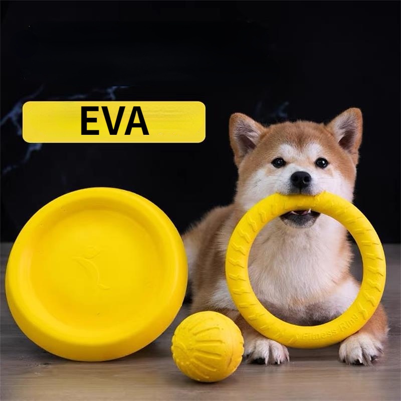 EVA Pet Frisbee Dog Toy Balls Dog Behavior Training Tools Shopee