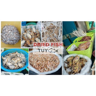 Dried Fish (Danggit, Salinas, Espada, Pusit, Sapsap, Dilis, Kabasi, Hibe, Tulis Pakas)
