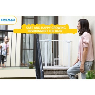 Safety Gate Safety Fence stair safety gate Pintuan ng alaga Baby door fence Hindi kailangang i-drill #4