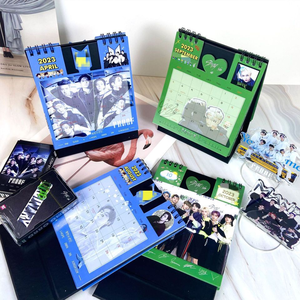 Kpop Merchandise Shop STRAYKIDS and BTS Calendar PROOF Inspired 2023