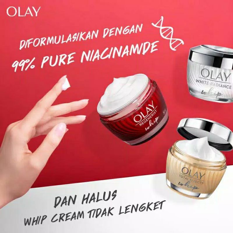 Olay Total Effects Whip Active Moisturiser Cream 50gr - Moisturizing Cream