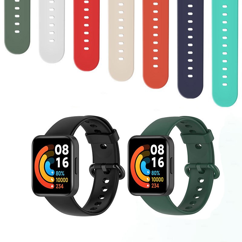 Silicone Strap For Redmi Watch Lite and Redmi Watch 2 Lite Bands(Strap ...