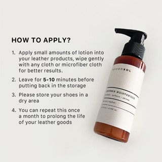 moisturizer for leather shoes