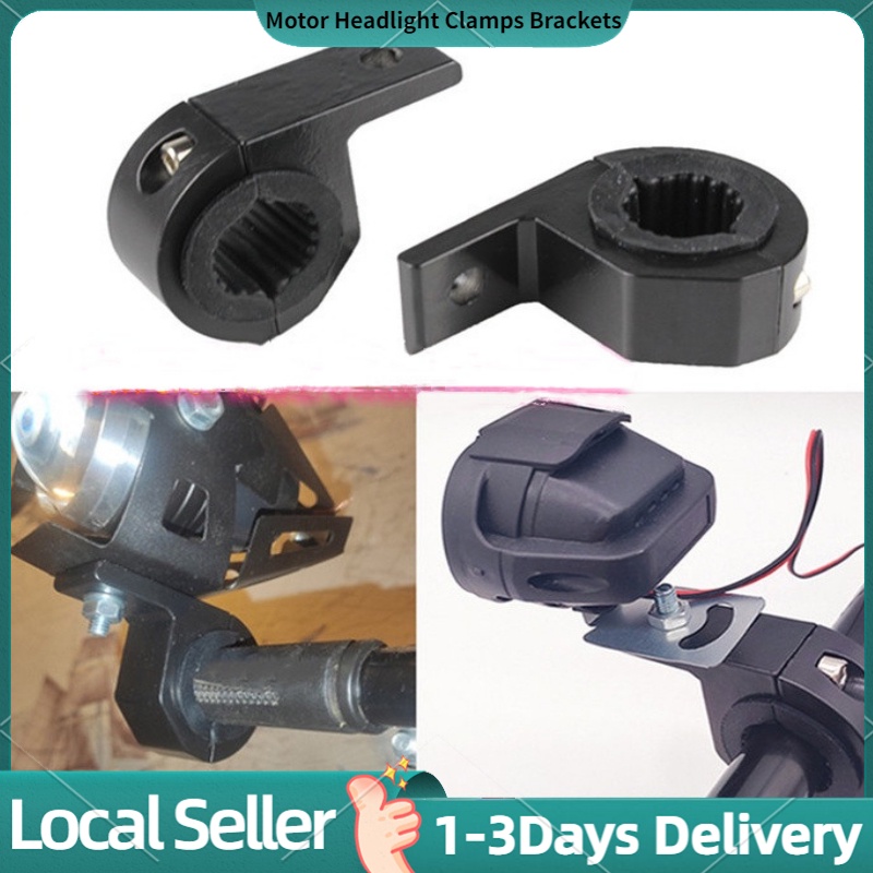 1pc Car Motorcycle Headlight Clamps Brackets Tube Clamp Kit For